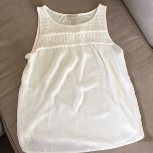 White dressy tank